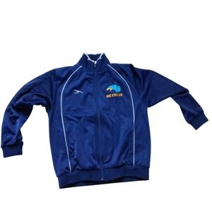 Score Mens WC Eagles Track Jacket Navy Blue Full Zip Athletic Warmup